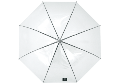 003【メンズ】ビニール傘 ワンポイントロゴ（黒）